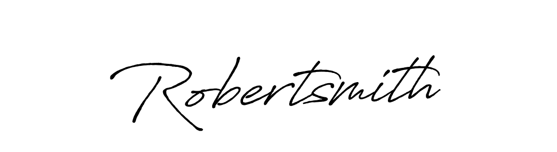 Design your own signature with our free online signature maker. With this signature software, you can create a handwritten (Antro_Vectra_Bolder) signature for name Robertsmith. Robertsmith signature style 7 images and pictures png