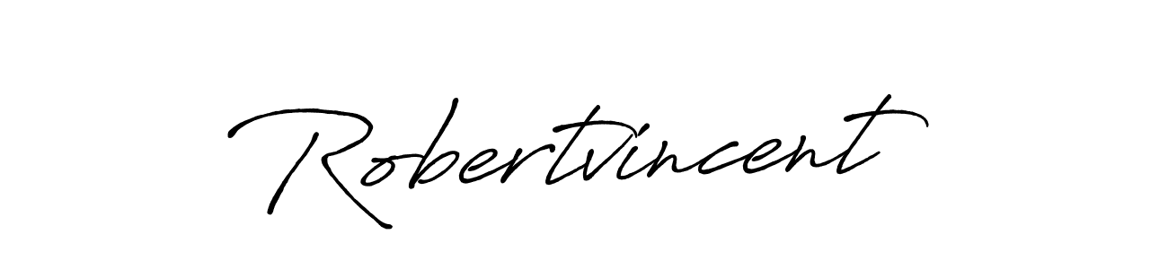 Also You can easily find your signature by using the search form. We will create Robertvincent name handwritten signature images for you free of cost using Antro_Vectra_Bolder sign style. Robertvincent signature style 7 images and pictures png