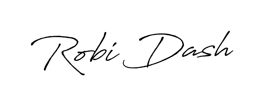 Similarly Antro_Vectra_Bolder is the best handwritten signature design. Signature creator online .You can use it as an online autograph creator for name Robi Dash. Robi Dash signature style 7 images and pictures png