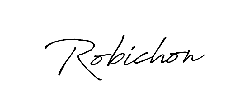 Create a beautiful signature design for name Robichon. With this signature (Antro_Vectra_Bolder) fonts, you can make a handwritten signature for free. Robichon signature style 7 images and pictures png