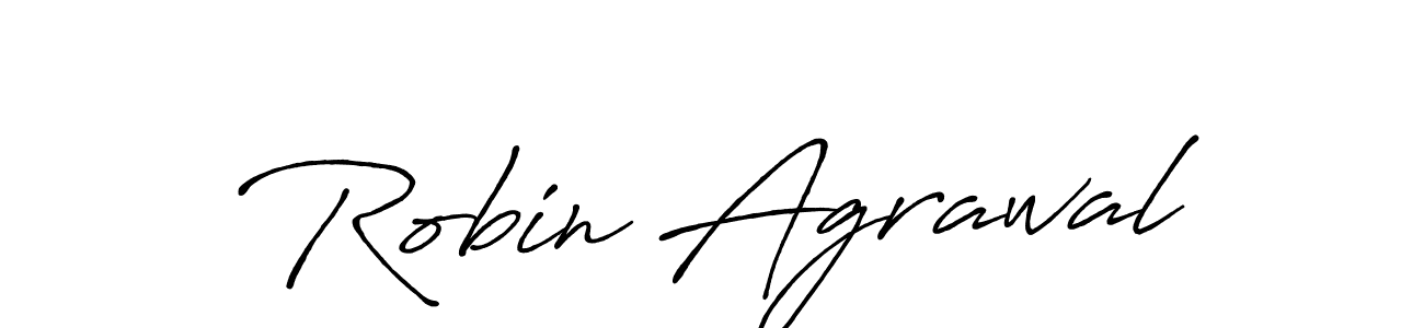 Use a signature maker to create a handwritten signature online. With this signature software, you can design (Antro_Vectra_Bolder) your own signature for name Robin Agrawal. Robin Agrawal signature style 7 images and pictures png