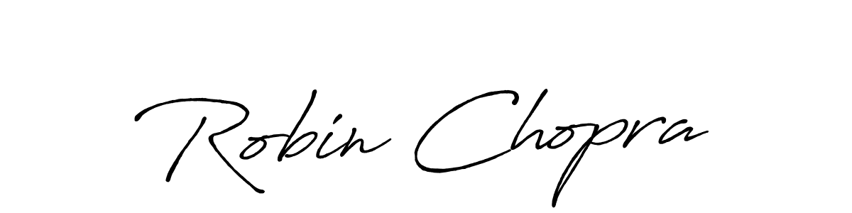 Also You can easily find your signature by using the search form. We will create Robin Chopra name handwritten signature images for you free of cost using Antro_Vectra_Bolder sign style. Robin Chopra signature style 7 images and pictures png