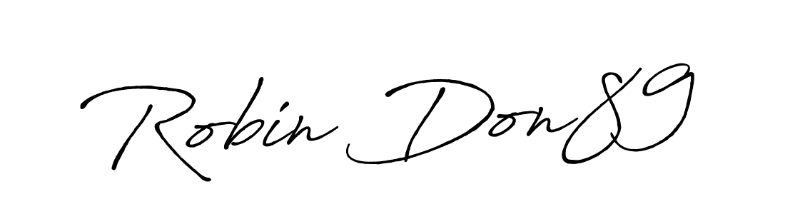 Make a beautiful signature design for name Robin Don89. With this signature (Antro_Vectra_Bolder) style, you can create a handwritten signature for free. Robin Don89 signature style 7 images and pictures png