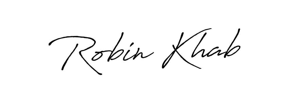 Here are the top 10 professional signature styles for the name Robin Khab. These are the best autograph styles you can use for your name. Robin Khab signature style 7 images and pictures png
