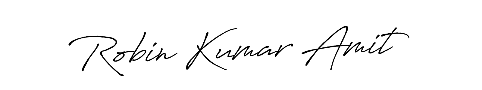 This is the best signature style for the Robin Kumar Amit name. Also you like these signature font (Antro_Vectra_Bolder). Mix name signature. Robin Kumar Amit signature style 7 images and pictures png