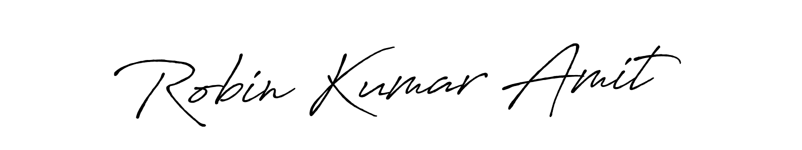 You should practise on your own different ways (Antro_Vectra_Bolder) to write your name (Robin Kumar Amit) in signature. don't let someone else do it for you. Robin Kumar Amit signature style 7 images and pictures png