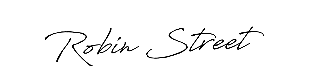 Also You can easily find your signature by using the search form. We will create Robin Street name handwritten signature images for you free of cost using Antro_Vectra_Bolder sign style. Robin Street signature style 7 images and pictures png