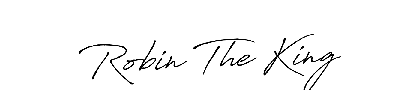 Antro_Vectra_Bolder is a professional signature style that is perfect for those who want to add a touch of class to their signature. It is also a great choice for those who want to make their signature more unique. Get Robin The King name to fancy signature for free. Robin The King signature style 7 images and pictures png