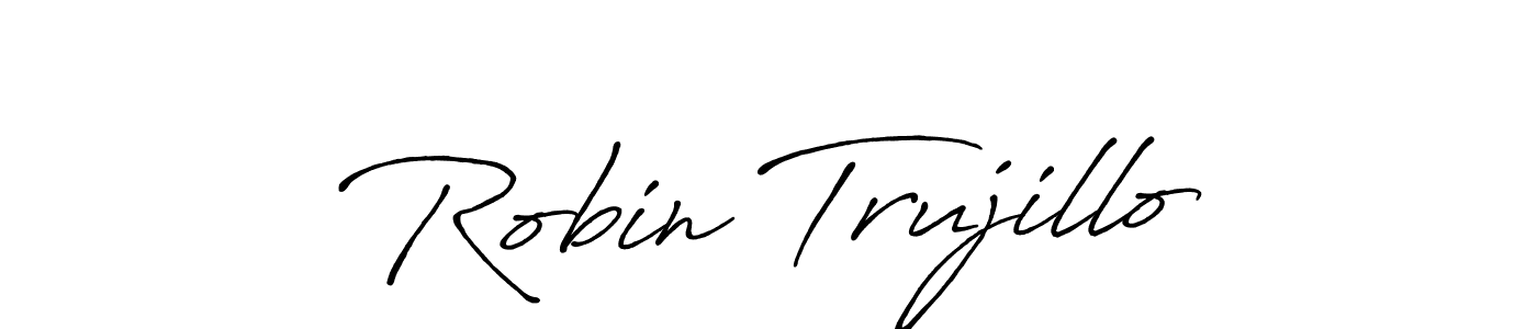 Also we have Robin Trujillo name is the best signature style. Create professional handwritten signature collection using Antro_Vectra_Bolder autograph style. Robin Trujillo signature style 7 images and pictures png