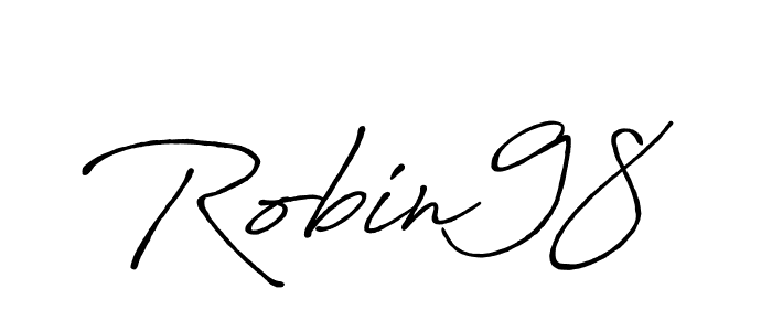 Once you've used our free online signature maker to create your best signature Antro_Vectra_Bolder style, it's time to enjoy all of the benefits that Robin98 name signing documents. Robin98 signature style 7 images and pictures png