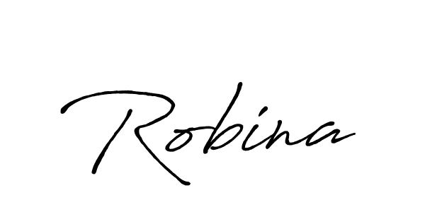 Similarly Antro_Vectra_Bolder is the best handwritten signature design. Signature creator online .You can use it as an online autograph creator for name Robina. Robina signature style 7 images and pictures png