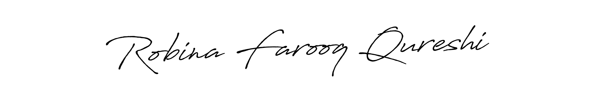 You should practise on your own different ways (Antro_Vectra_Bolder) to write your name (Robina Farooq Qureshi) in signature. don't let someone else do it for you. Robina Farooq Qureshi signature style 7 images and pictures png