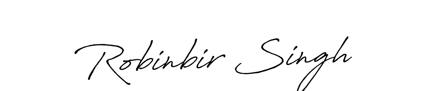 Use a signature maker to create a handwritten signature online. With this signature software, you can design (Antro_Vectra_Bolder) your own signature for name Robinbir Singh. Robinbir Singh signature style 7 images and pictures png