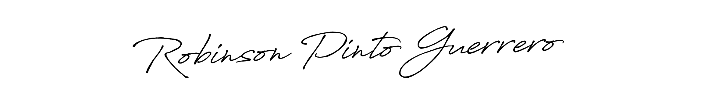 How to make Robinson Pinto Guerrero signature? Antro_Vectra_Bolder is a professional autograph style. Create handwritten signature for Robinson Pinto Guerrero name. Robinson Pinto Guerrero signature style 7 images and pictures png