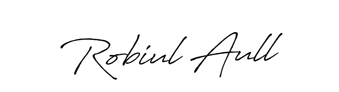 It looks lik you need a new signature style for name Robiul Aull. Design unique handwritten (Antro_Vectra_Bolder) signature with our free signature maker in just a few clicks. Robiul Aull signature style 7 images and pictures png