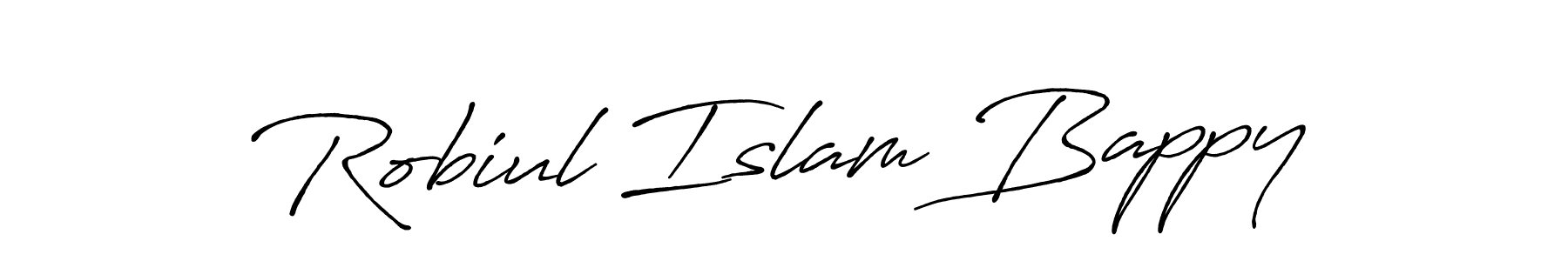 You should practise on your own different ways (Antro_Vectra_Bolder) to write your name (Robiul Islam Bappy) in signature. don't let someone else do it for you. Robiul Islam Bappy signature style 7 images and pictures png