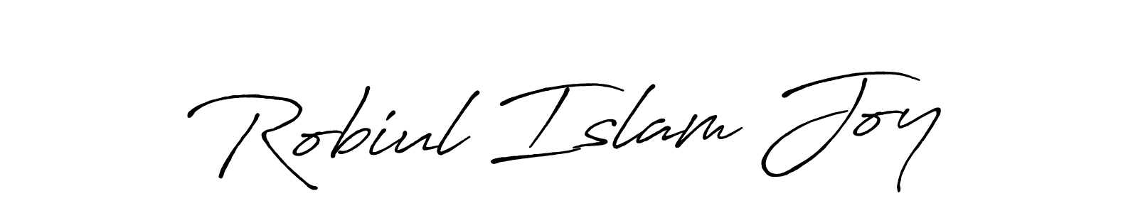 It looks lik you need a new signature style for name Robiul Islam Joy. Design unique handwritten (Antro_Vectra_Bolder) signature with our free signature maker in just a few clicks. Robiul Islam Joy signature style 7 images and pictures png