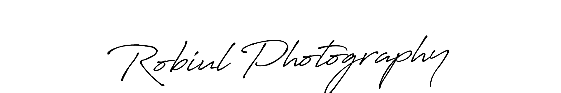 Also we have Robiul Photography name is the best signature style. Create professional handwritten signature collection using Antro_Vectra_Bolder autograph style. Robiul Photography signature style 7 images and pictures png