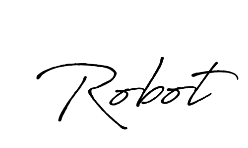 Make a beautiful signature design for name Robot. With this signature (Antro_Vectra_Bolder) style, you can create a handwritten signature for free. Robot signature style 7 images and pictures png