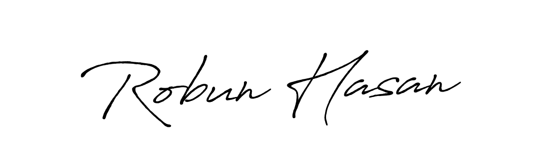 Make a beautiful signature design for name Robun Hasan. Use this online signature maker to create a handwritten signature for free. Robun Hasan signature style 7 images and pictures png