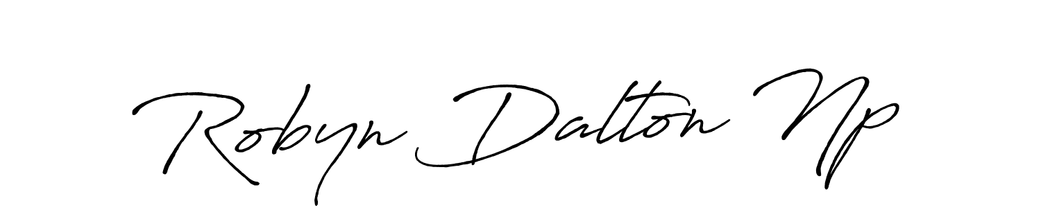 Make a beautiful signature design for name Robyn Dalton Np. With this signature (Antro_Vectra_Bolder) style, you can create a handwritten signature for free. Robyn Dalton Np signature style 7 images and pictures png