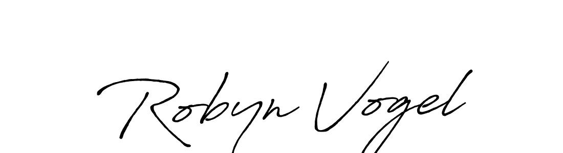 How to make Robyn Vogel signature? Antro_Vectra_Bolder is a professional autograph style. Create handwritten signature for Robyn Vogel name. Robyn Vogel signature style 7 images and pictures png
