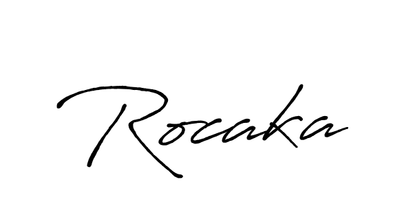 Antro_Vectra_Bolder is a professional signature style that is perfect for those who want to add a touch of class to their signature. It is also a great choice for those who want to make their signature more unique. Get Rocaka name to fancy signature for free. Rocaka signature style 7 images and pictures png