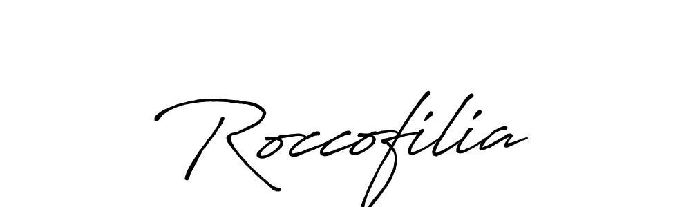 Make a beautiful signature design for name Roccofilia. Use this online signature maker to create a handwritten signature for free. Roccofilia signature style 7 images and pictures png