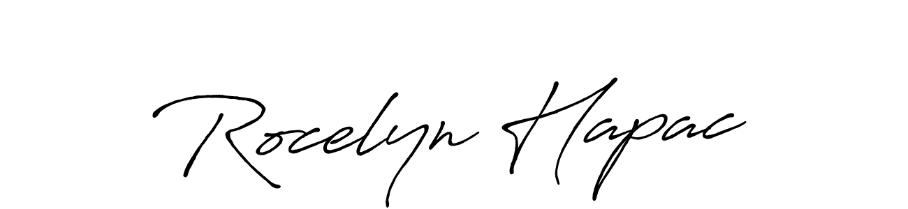 The best way (Antro_Vectra_Bolder) to make a short signature is to pick only two or three words in your name. The name Rocelyn Hapac include a total of six letters. For converting this name. Rocelyn Hapac signature style 7 images and pictures png