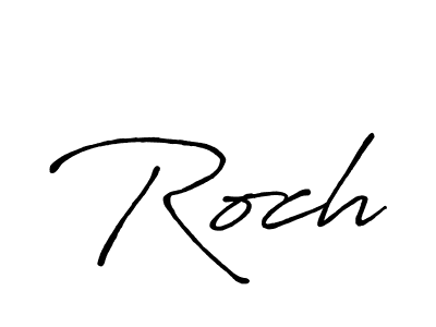 It looks lik you need a new signature style for name Roch. Design unique handwritten (Antro_Vectra_Bolder) signature with our free signature maker in just a few clicks. Roch signature style 7 images and pictures png