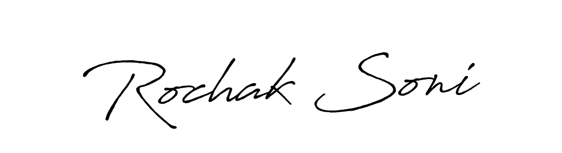 Here are the top 10 professional signature styles for the name Rochak Soni. These are the best autograph styles you can use for your name. Rochak Soni signature style 7 images and pictures png