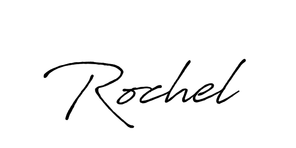 if you are searching for the best signature style for your name Rochel. so please give up your signature search. here we have designed multiple signature styles  using Antro_Vectra_Bolder. Rochel signature style 7 images and pictures png