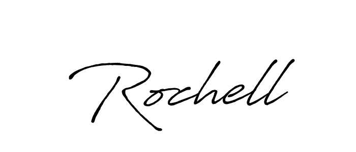 It looks lik you need a new signature style for name Rochell. Design unique handwritten (Antro_Vectra_Bolder) signature with our free signature maker in just a few clicks. Rochell signature style 7 images and pictures png