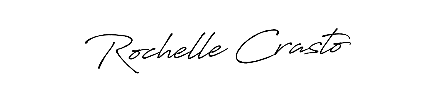 if you are searching for the best signature style for your name Rochelle Crasto. so please give up your signature search. here we have designed multiple signature styles  using Antro_Vectra_Bolder. Rochelle Crasto signature style 7 images and pictures png