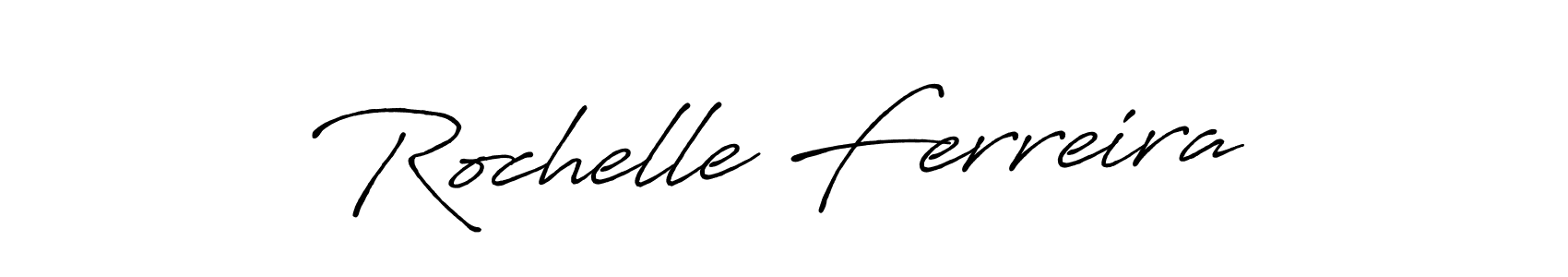 You should practise on your own different ways (Antro_Vectra_Bolder) to write your name (Rochelle Ferreira) in signature. don't let someone else do it for you. Rochelle Ferreira signature style 7 images and pictures png