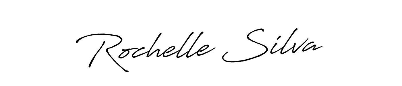 Use a signature maker to create a handwritten signature online. With this signature software, you can design (Antro_Vectra_Bolder) your own signature for name Rochelle Silva. Rochelle Silva signature style 7 images and pictures png