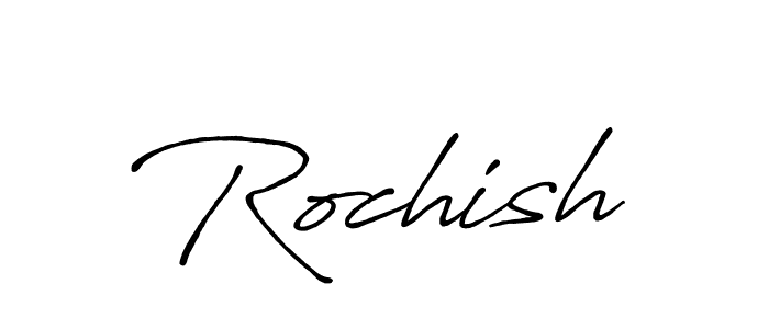 Rochish stylish signature style. Best Handwritten Sign (Antro_Vectra_Bolder) for my name. Handwritten Signature Collection Ideas for my name Rochish. Rochish signature style 7 images and pictures png