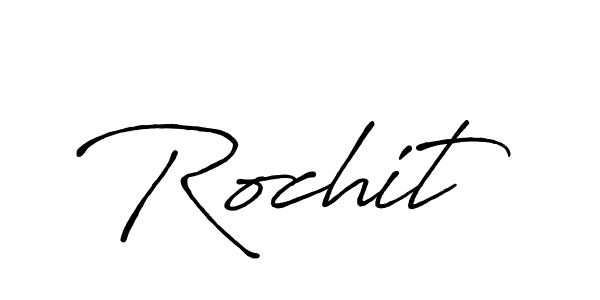 Also we have Rochit name is the best signature style. Create professional handwritten signature collection using Antro_Vectra_Bolder autograph style. Rochit signature style 7 images and pictures png