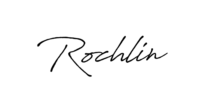 Use a signature maker to create a handwritten signature online. With this signature software, you can design (Antro_Vectra_Bolder) your own signature for name Rochlin. Rochlin signature style 7 images and pictures png