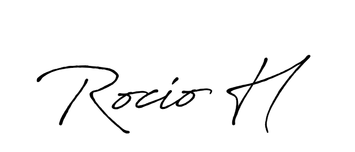 Best and Professional Signature Style for Rocio H. Antro_Vectra_Bolder Best Signature Style Collection. Rocio H signature style 7 images and pictures png