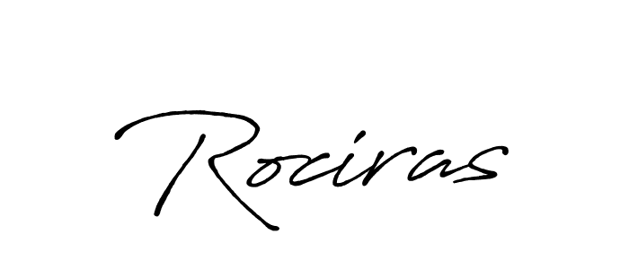 The best way (Antro_Vectra_Bolder) to make a short signature is to pick only two or three words in your name. The name Rociras include a total of six letters. For converting this name. Rociras signature style 7 images and pictures png