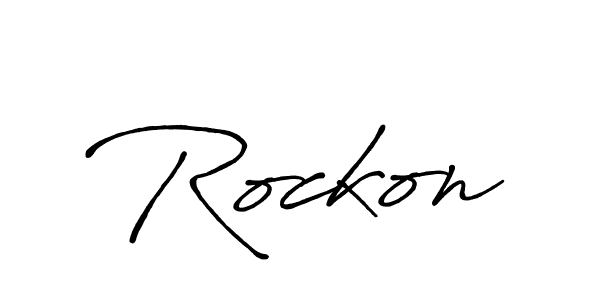 You should practise on your own different ways (Antro_Vectra_Bolder) to write your name (Rockon) in signature. don't let someone else do it for you. Rockon signature style 7 images and pictures png