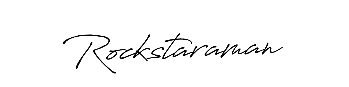 You should practise on your own different ways (Antro_Vectra_Bolder) to write your name (Rockstaraman) in signature. don't let someone else do it for you. Rockstaraman signature style 7 images and pictures png