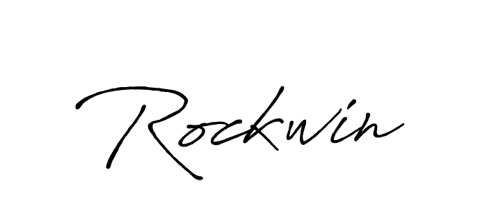 Also we have Rockwin name is the best signature style. Create professional handwritten signature collection using Antro_Vectra_Bolder autograph style. Rockwin signature style 7 images and pictures png