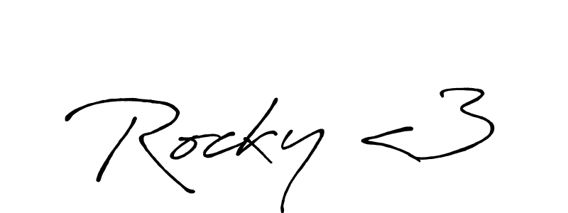 See photos of Rocky <3 official signature by Spectra . Check more albums & portfolios. Read reviews & check more about Antro_Vectra_Bolder font. Rocky <3 signature style 7 images and pictures png