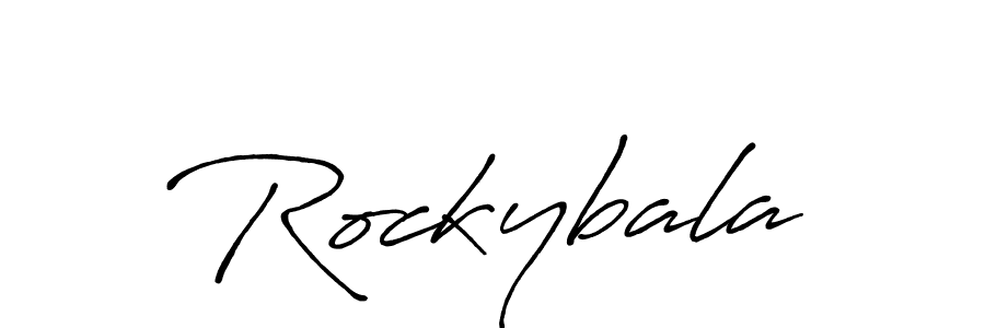 How to Draw Rockybala signature style? Antro_Vectra_Bolder is a latest design signature styles for name Rockybala. Rockybala signature style 7 images and pictures png