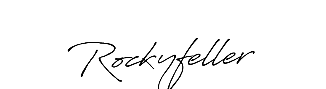The best way (Antro_Vectra_Bolder) to make a short signature is to pick only two or three words in your name. The name Rockyfeller include a total of six letters. For converting this name. Rockyfeller signature style 7 images and pictures png