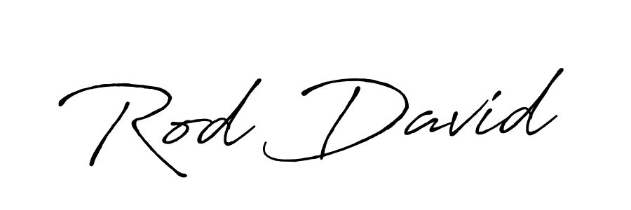 It looks lik you need a new signature style for name Rod David. Design unique handwritten (Antro_Vectra_Bolder) signature with our free signature maker in just a few clicks. Rod David signature style 7 images and pictures png