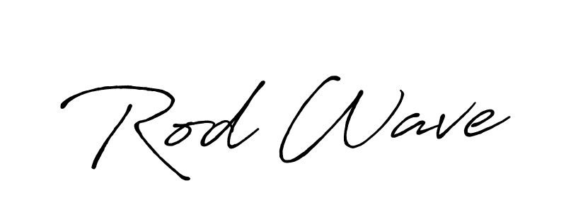 Create a beautiful signature design for name Rod Wave. With this signature (Antro_Vectra_Bolder) fonts, you can make a handwritten signature for free. Rod Wave signature style 7 images and pictures png