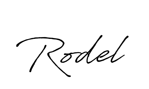 Antro_Vectra_Bolder is a professional signature style that is perfect for those who want to add a touch of class to their signature. It is also a great choice for those who want to make their signature more unique. Get Rodel name to fancy signature for free. Rodel signature style 7 images and pictures png